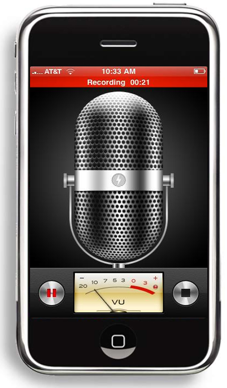 guitar iphone app voicememos