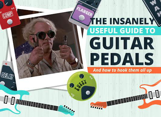 Guitar Effect Pedal Infographic Masthead