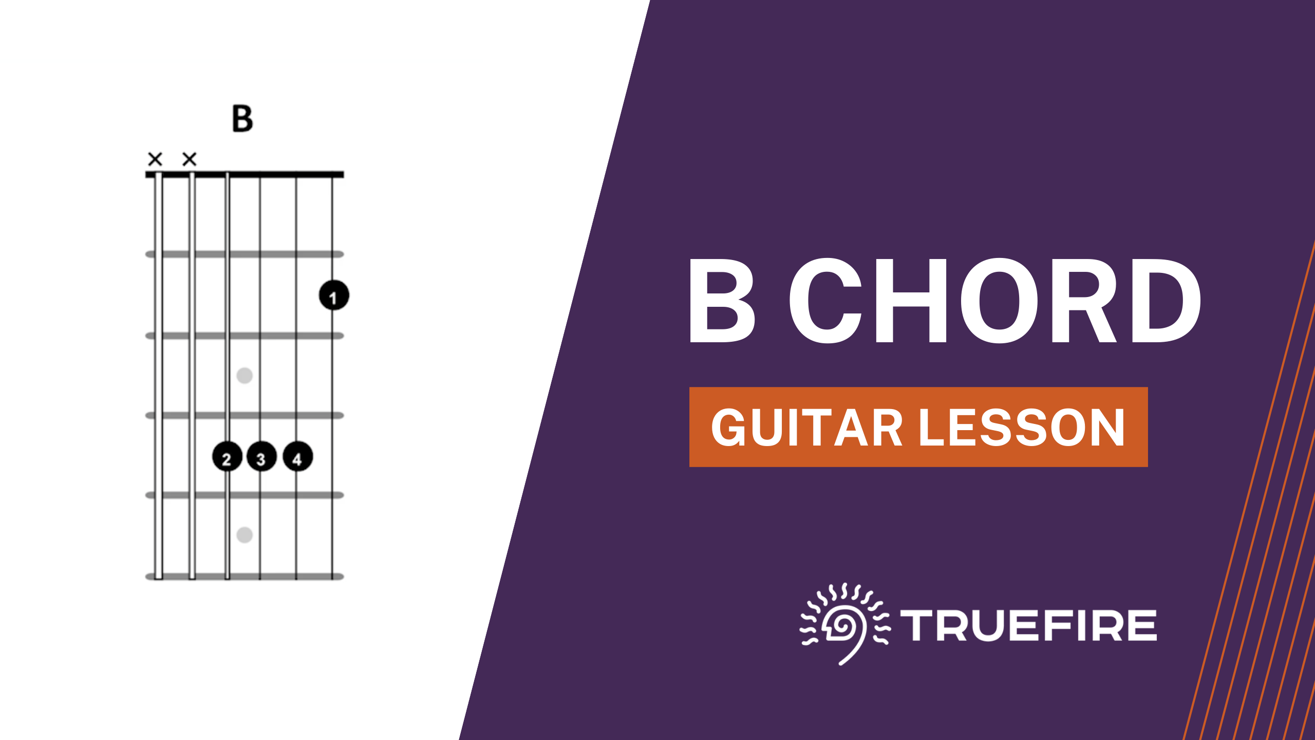 B Chord Guitar Lesson