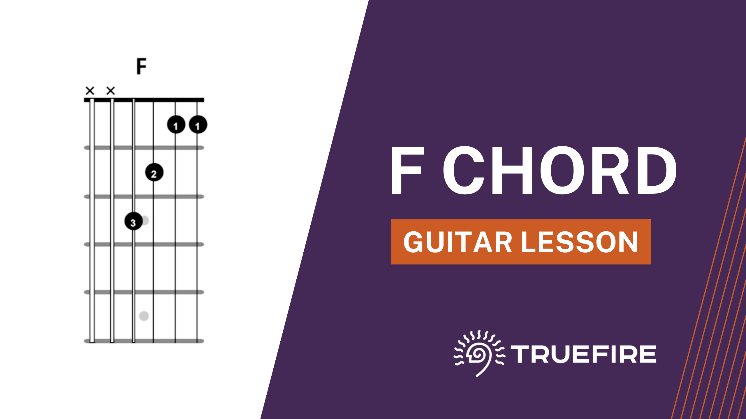 F Chord Guitar Lesson