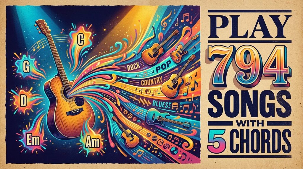 794 songs with 5 chords