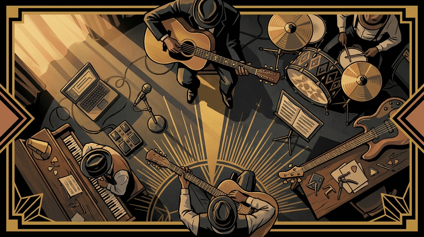 band illustration