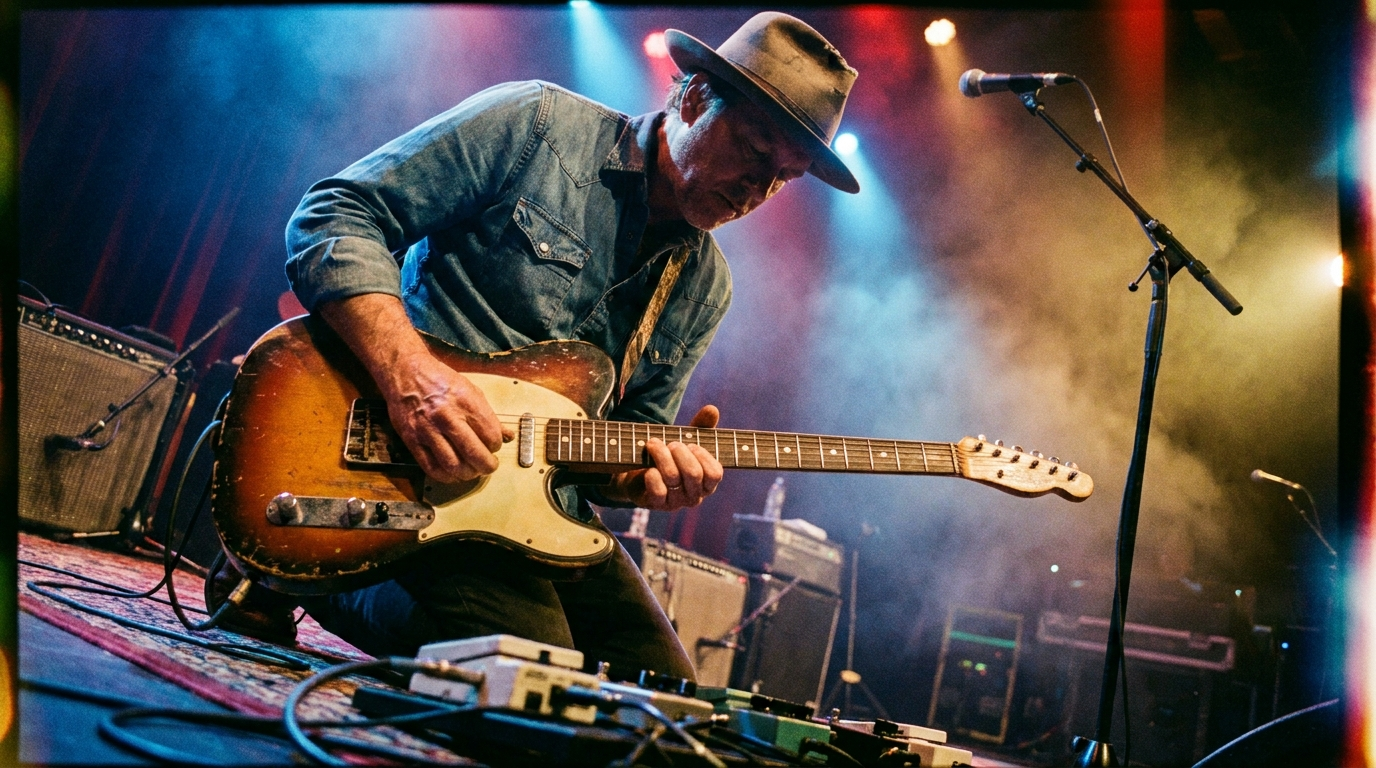 train beat guitarist