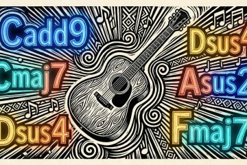 sus, add9 and maj7 chords