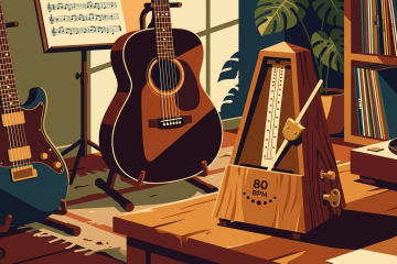 guitars and metronome